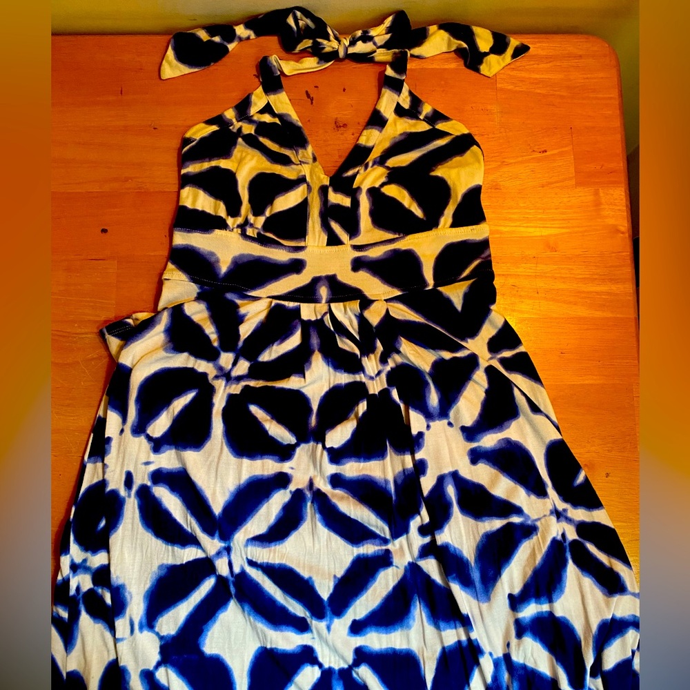 Banana Republic tie dye maxi dress women’s size small